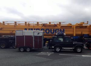 A rest stop on route. Feeling Small